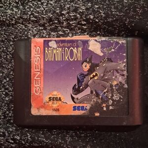 SEGA Genesis Adventures of Batman & Robin Game Cartridge - Black
